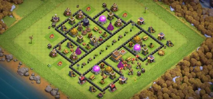 Awesome Townhall 8 village layout
